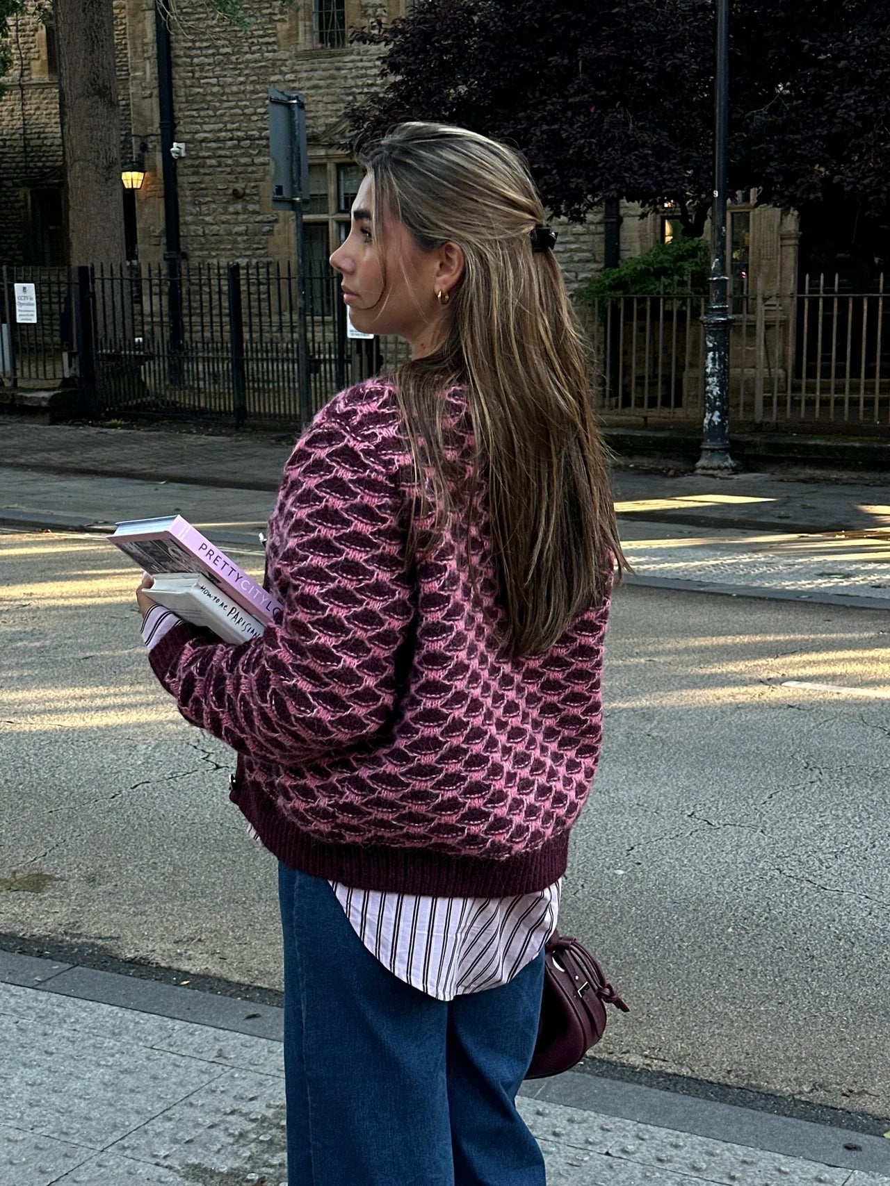 PCJIVANA Knit Cardigan - Tawny Port